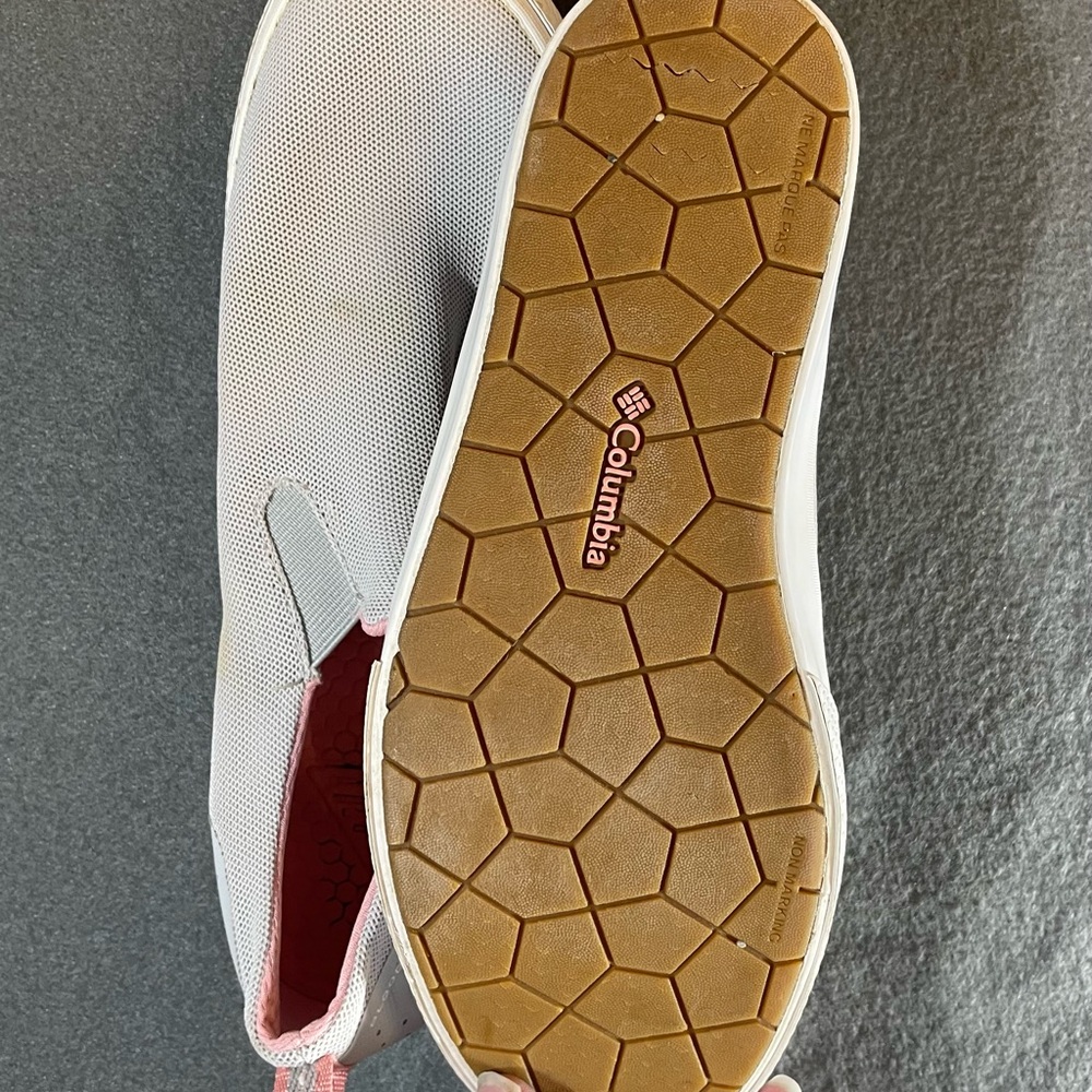 Columbia Gray and Pink Slip-On Shoes - Picture 7 of 10